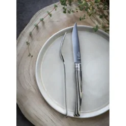 Couverts*OPINEL Coffret 4 Couteaux de Table Bouleau Lamellé Table Chic