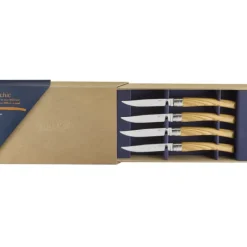 Couverts*OPINEL Coffret 4 Couteaux de Table Olivier Table Chic