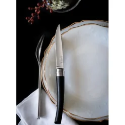 Couverts*OPINEL Coffret 4 Couteaux de Table Ebène Table Chic
