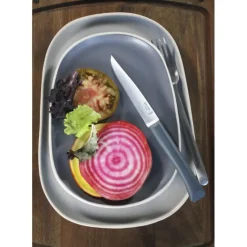 Couverts*OPINEL Coffret 4 Couteaux de Table Anthracite Microdenté Bon Appétit +