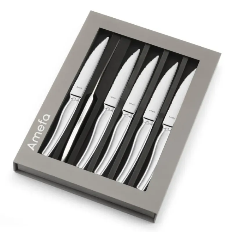 Couverts*AMEFA Coffret 6 Couteaux Steak Goliath 22 cm