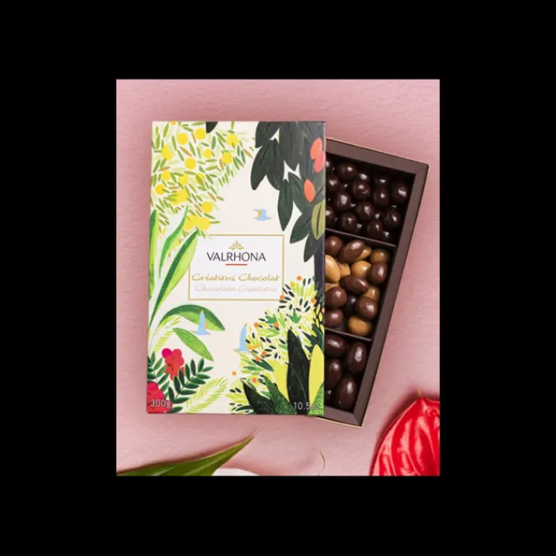 Chocolats À Offrir*VALRHONA Coffret Assortiment Chocolat Noir, Lait, Dulcey 300 g