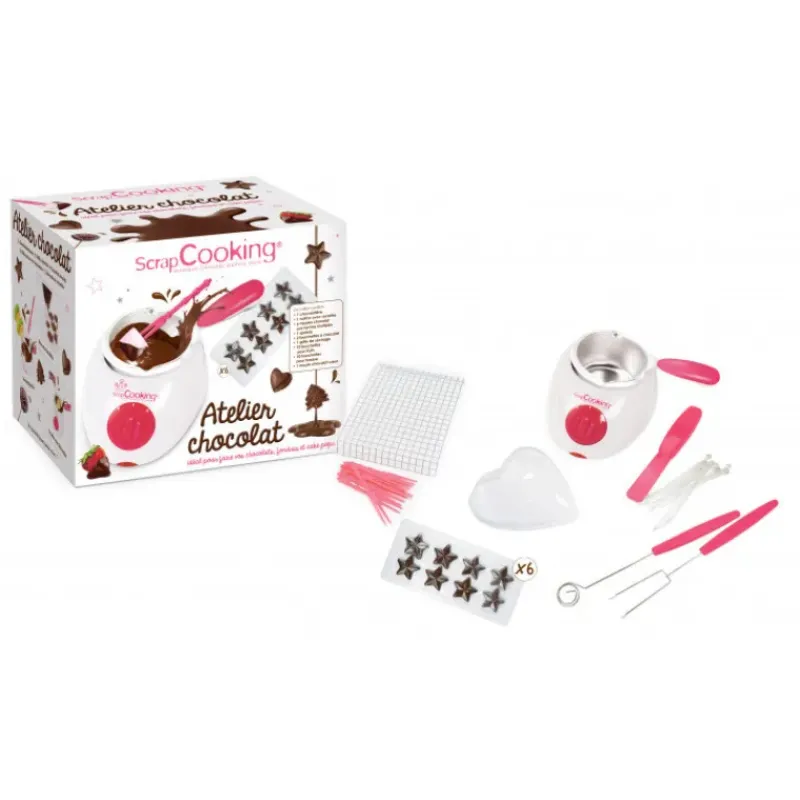 Tempéreuse Chocolat|Ustensiles Chocolat*SCRAPCOOKING Coffret Atelier Chocolat