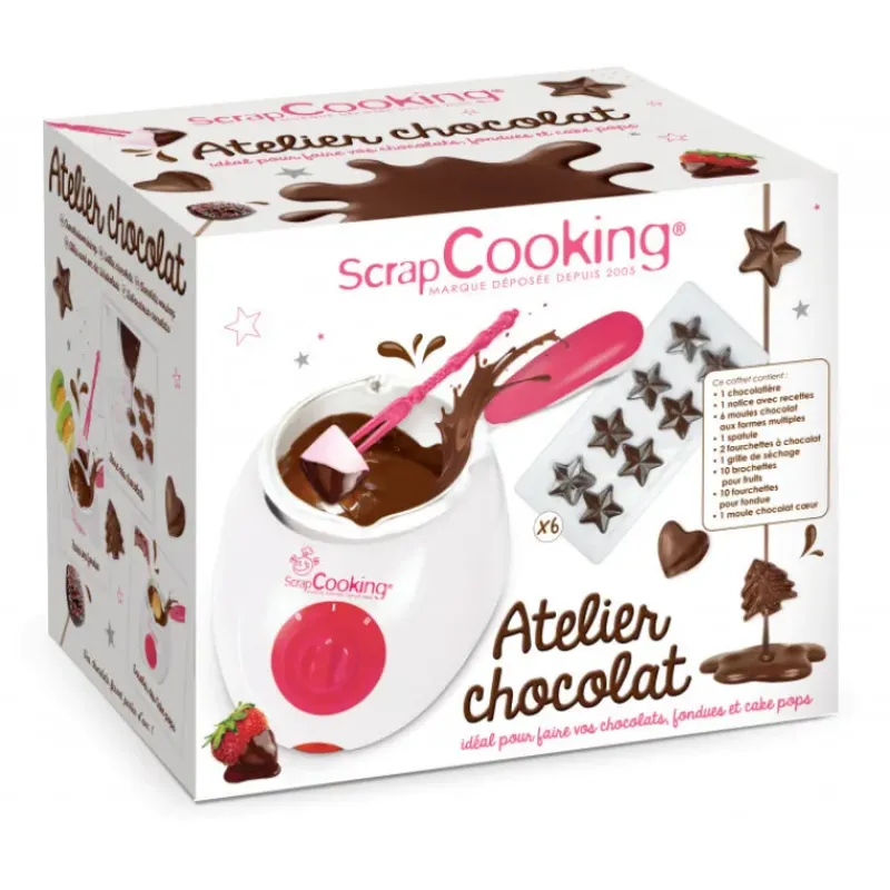 Tempéreuse Chocolat|Ustensiles Chocolat*SCRAPCOOKING Coffret Atelier Chocolat