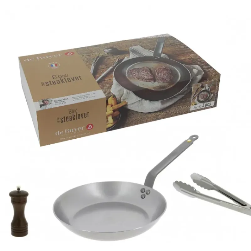 Poêles*DE BUYER Coffret Box Steak Lover
