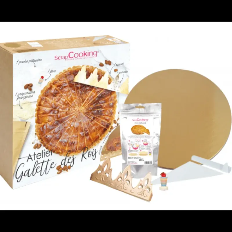 Préparation Pâtisserie|Décoration Gâteau*SCRAPCOOKING Coffret Complet Galette des Rois