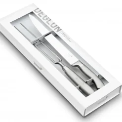 Fourchette À Viande*DEGLON Coffret Découpe Viande Couteau à Découper 22 cm et Fourchette Diapason 21 cm Oryx Déglon