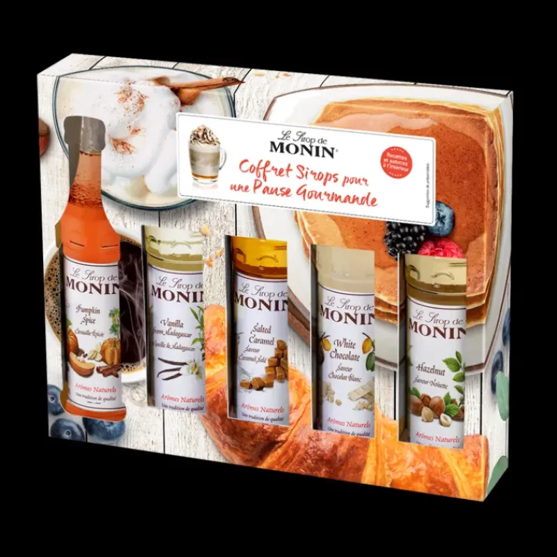 Jus, Sirops*MONIN Coffret Dégustation Sirops pour Pause Gourmande 5 x 5 cl