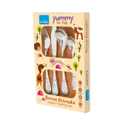 Couverts*AMEFA Coffret Forêt 4 Couverts Enfant