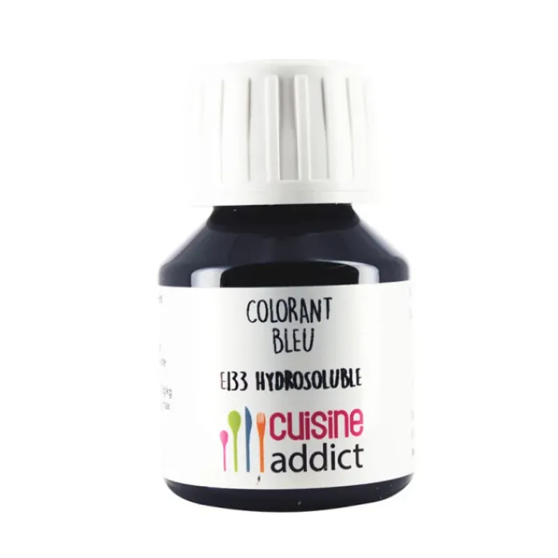Colorants Alimentaires*CUISINEADDICT Colorant Alimentaire Bleu E133 Liquide 58 ml