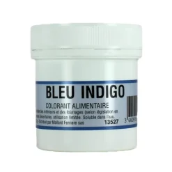 Colorants Alimentaires*MALLARD FERRIERE Colorant alimentaire Bleu Indigo E132 Poudre Hydrosoluble 20g