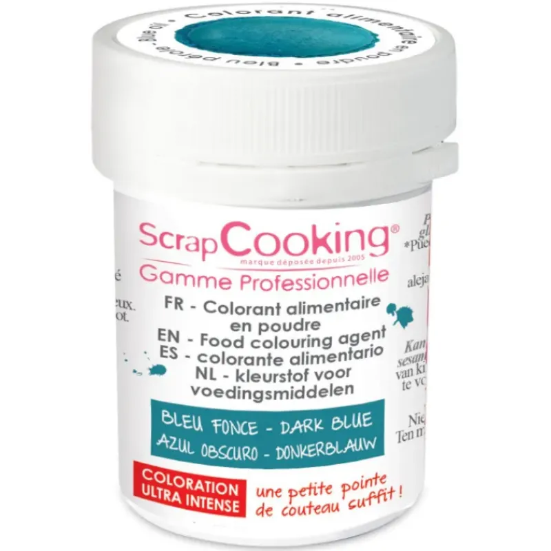 Colorants Alimentaires*SCRAPCOOKING Colorant Alimentaire en Poudre Bleu 5g