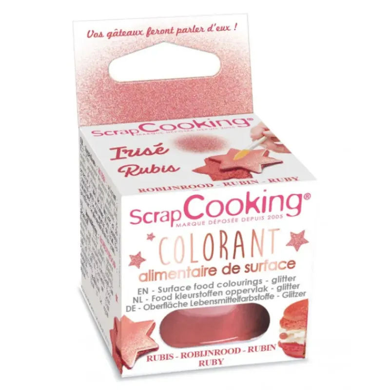Colorants Alimentaires*SCRAPCOOKING Colorant Alimentaire en Poudre Rubis 5g