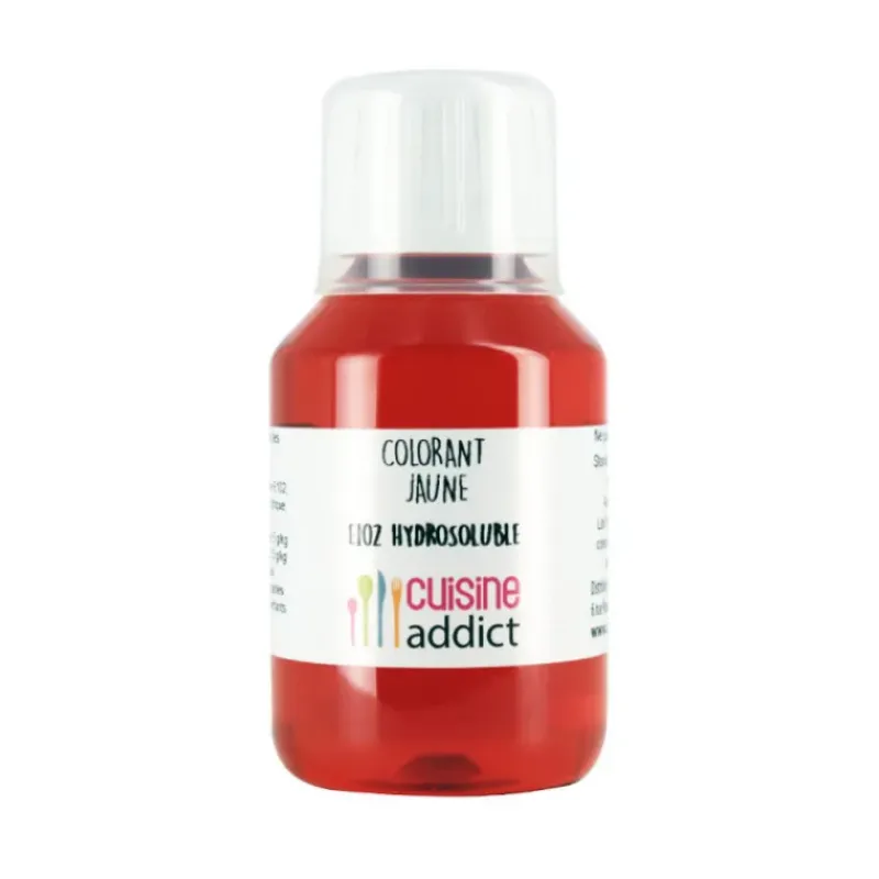 Colorants Alimentaires*CUISINEADDICT Colorant alimentaire Jaune Citron E102 Liquide 115ml
