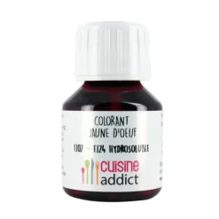 Colorants Alimentaires*CUISINEADDICT Colorant Alimentaire Jaune d'Oeuf E102/E124 Liquide 58 ml
