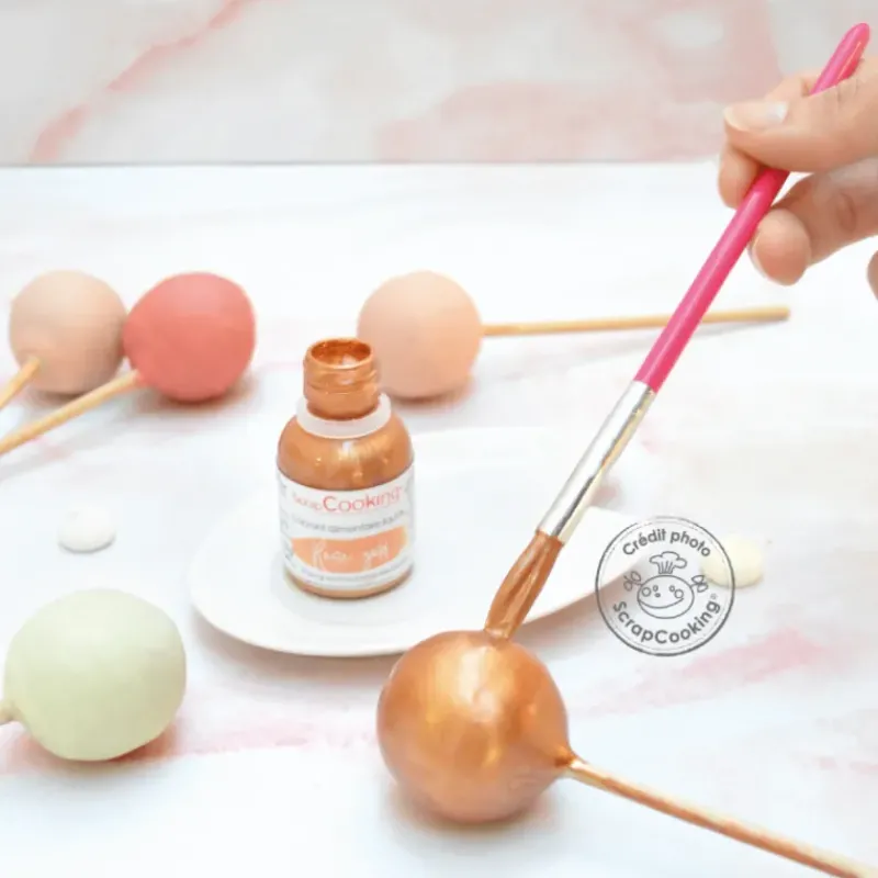 Colorants Alimentaires*SCRAPCOOKING Colorant Alimentaire Liquide Or Rose 20 g