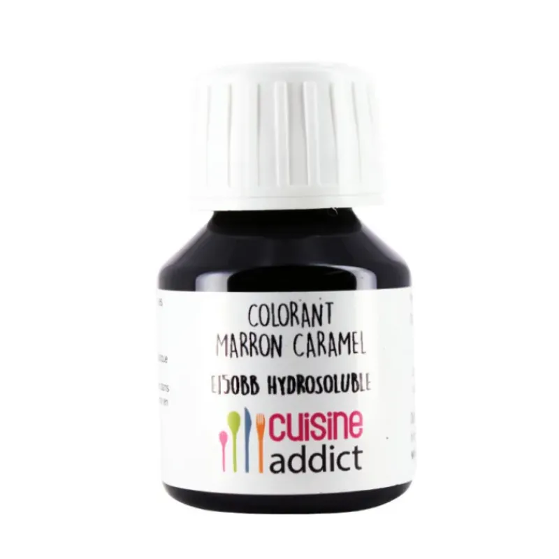 Colorants Alimentaires*CUISINEADDICT Colorant Alimentaire Marron Caramel E150b Liquide 58 ml