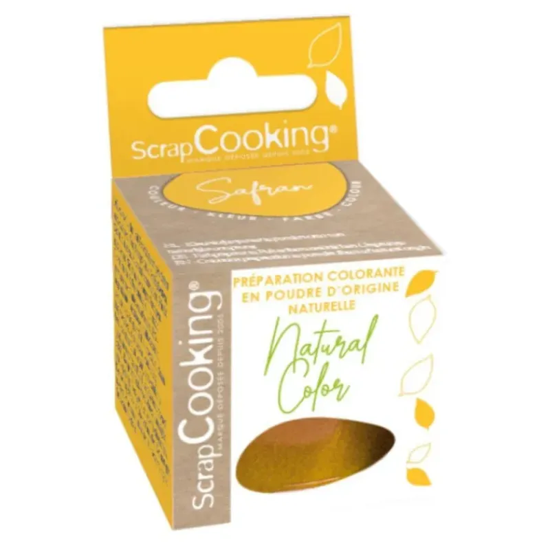Colorants Alimentaires*SCRAPCOOKING Colorant Alimentaire Naturel en Poudre Jaune 10g