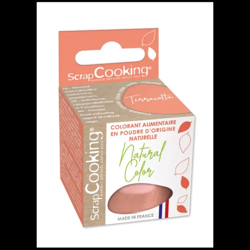 Colorants Alimentaires*SCRAPCOOKING Colorant Alimentaire Naturel Orange Terracotta 10 g