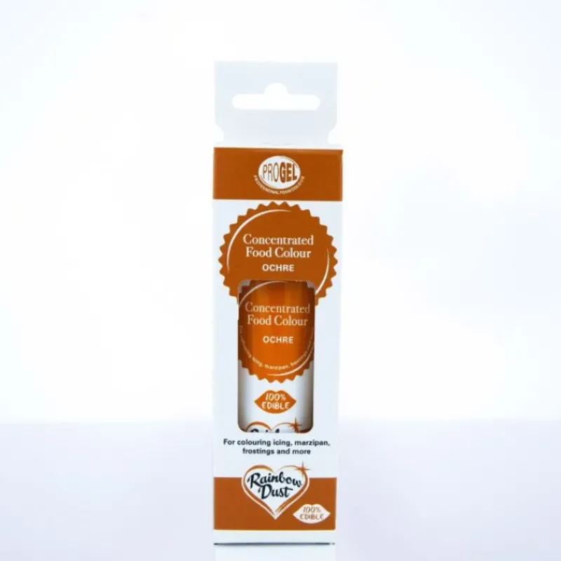 Colorants Alimentaires*RAINBOW DUST Colorant Alimentaire ProGel Ocre 25g