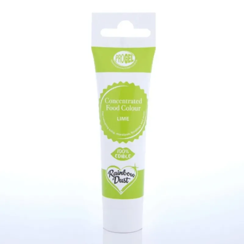 Colorants Alimentaires*RAINBOW DUST Colorant Alimentaire ProGel Citron Vert 25g