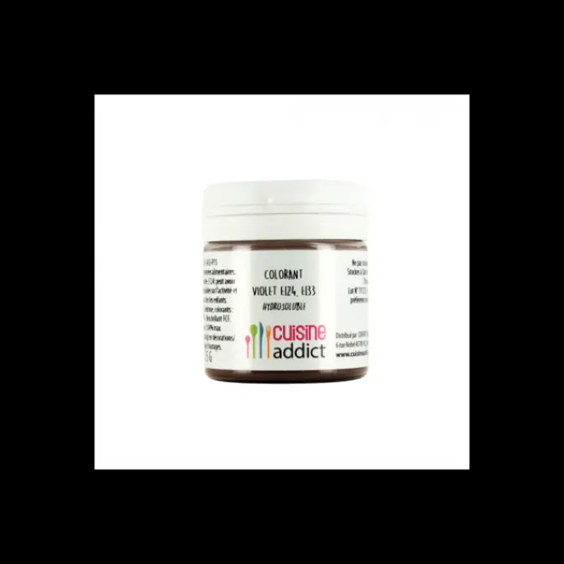 Colorants Alimentaires*CUISINEADDICT Colorant alimentaire Violet E124/E133 25g Poudre Hydrosoluble