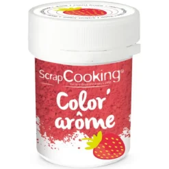 Arômes Alimentaires*SCRAPCOOKING Color'Arôme Rose / Fraise 10g