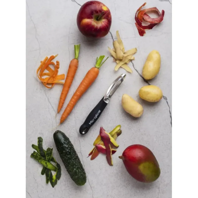 Eplucheurs, Dénoyauteur*MICROPLANE Économe à Lame Pivotante Specialty Noir