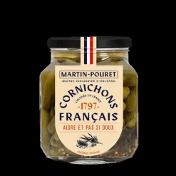 Epicerie Fine*MARTIN POURET Cornichons Français Aigre Doux au Vinaigre d'Orléans 270g