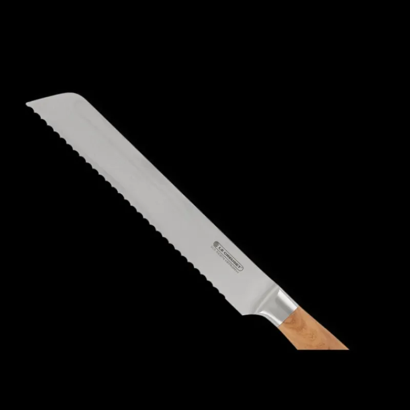 Couteau À Pain*LE CREUSET Couteau à Pain en Bois d'Olivier 20 cm