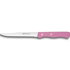 Couverts*SABATIER Couteau à Steak Cranté 11,5 cm Fuschia