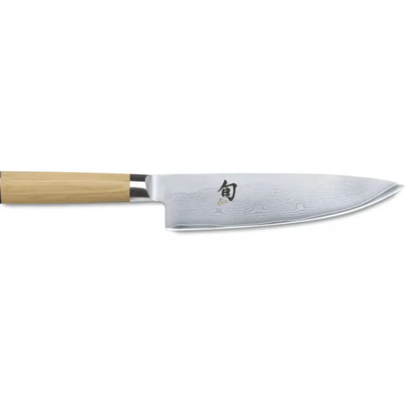 Couteau De Chef|Couteau Japonais*KAI Couteau de Chef 20 cm Shun Classic White Damas