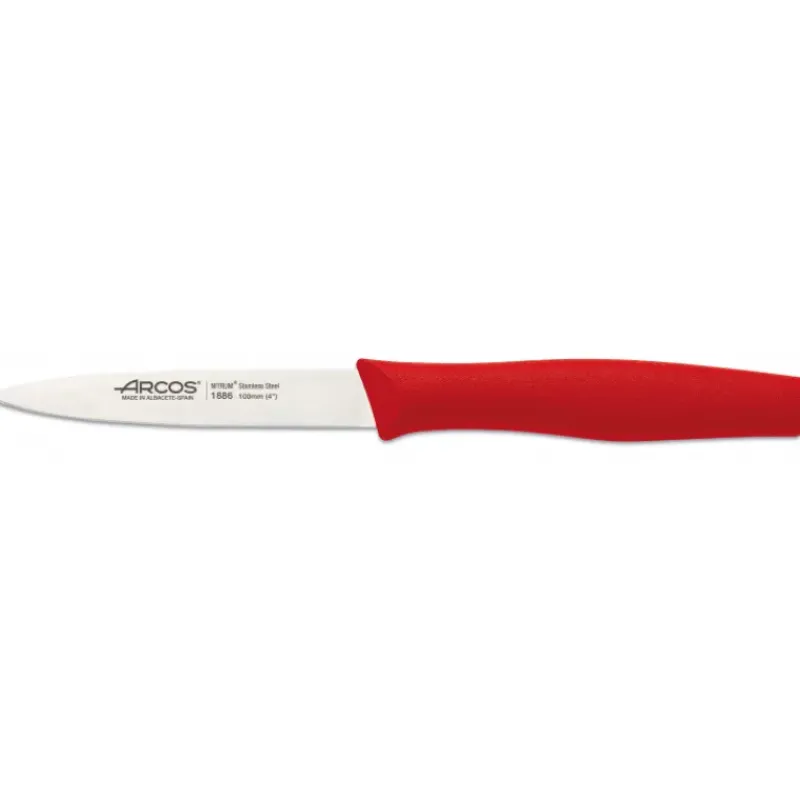 Couteau D'office*ARCOS Couteau d'Office Inox 10 cm Rouge NOVA
