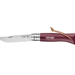 Couverts*OPINEL Couteau N°8 Baroudeur Grenat Colorama