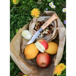 Couverts*OPINEL Couteau N°8 Baroudeur Hêtre Colorama