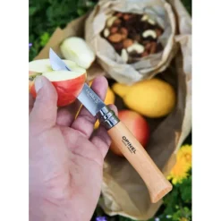 Couverts*OPINEL Couteau N°8 Baroudeur Hêtre Colorama