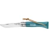 Couverts*OPINEL Couteau N°6 Baroudeur Turquoise Colorama