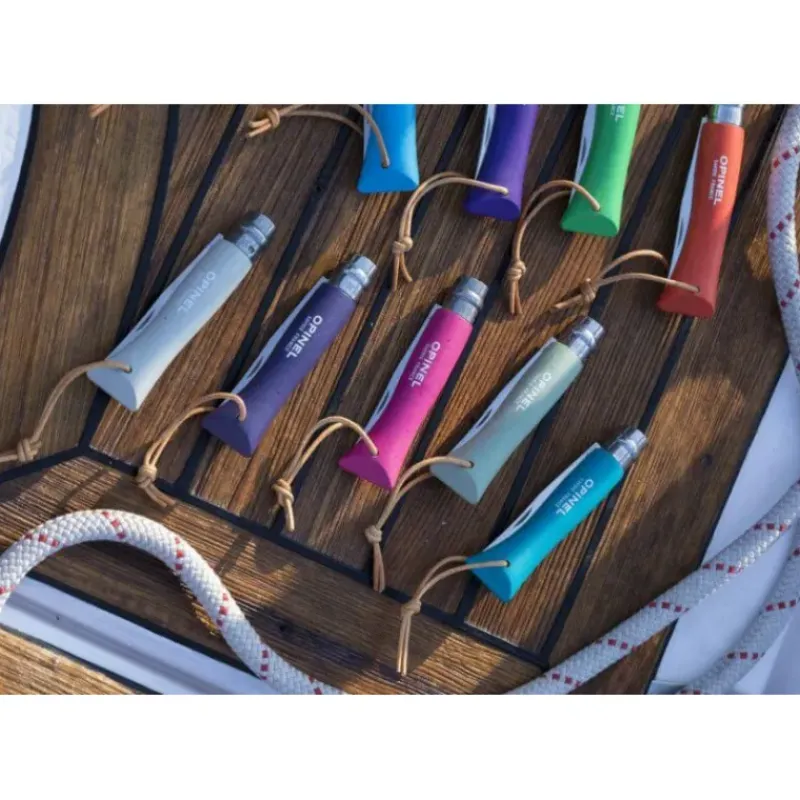 Couverts*OPINEL Couteau N°6 Baroudeur Violet Gris Colorama