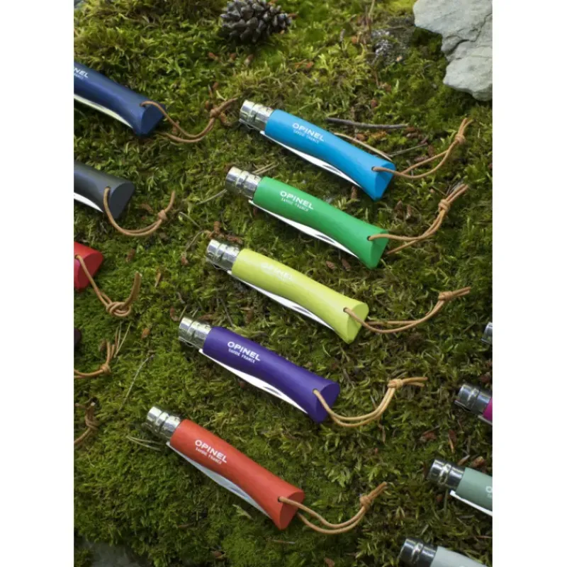 Couverts*OPINEL Couteau N°7 Baroudeur Violet Colorama