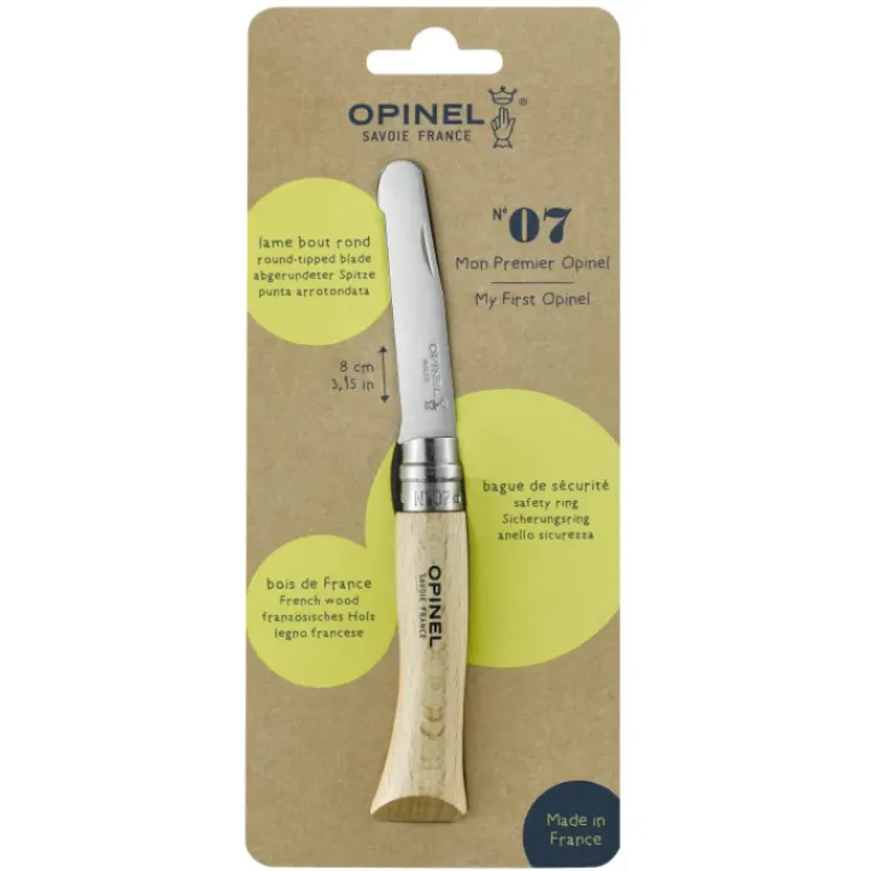 Couverts*OPINEL Couteau pour Enfant N°7 Hêtre Mon Premier