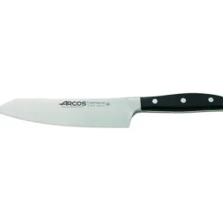 Couteau Santoku*ARCOS Couteau Santoku 19 cm MANHATTAN Noir