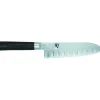Couteau Santoku|Couteau Japonais*KAI Couteau Santoku 18 cm Lame Alvéolée Shun Classic Damas