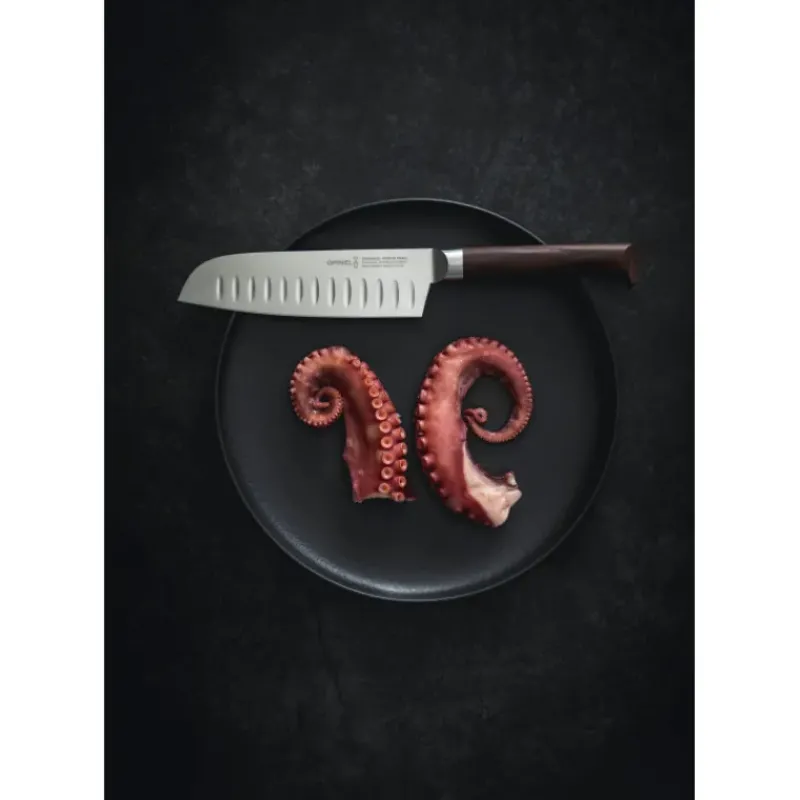 Couteau Santoku*OPINEL Couteau Santoku Alvéolé Les Forgés 1890