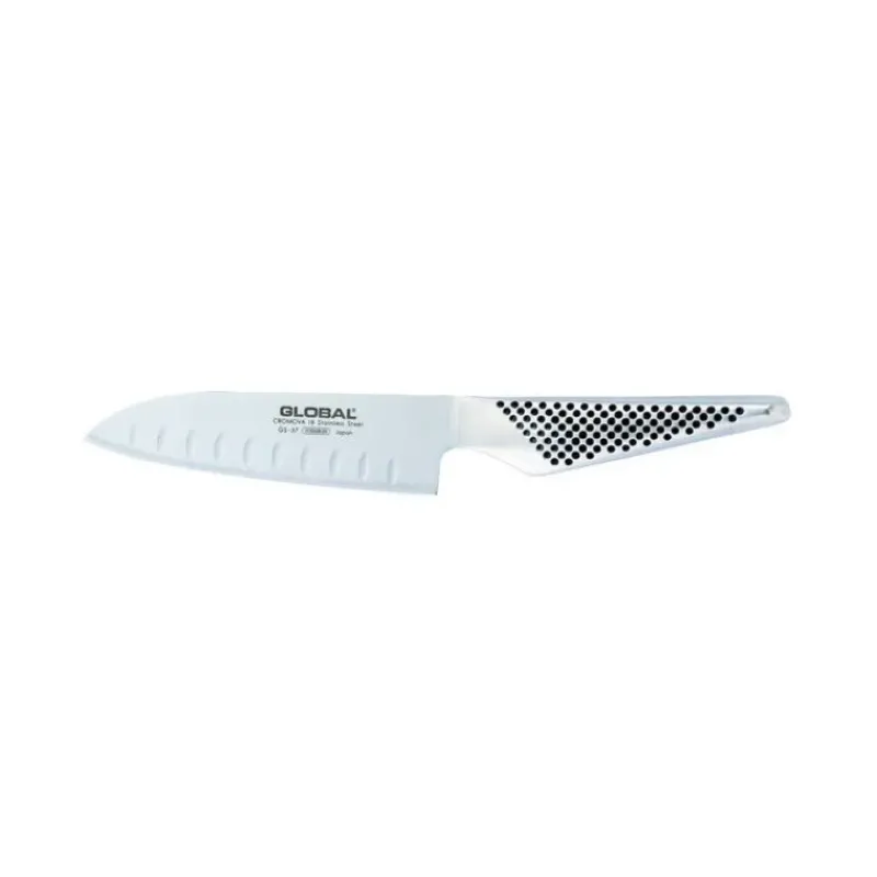 Couteau Santoku|Couteau Japonais*GLOBAL Couteau santoku GS90 130 mm - lame courte
