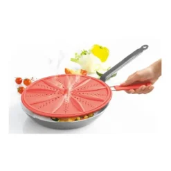 Couvercle De Cuisson*MASTRAD Couvercle anti-éclaboussures Rouge
