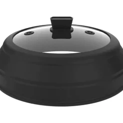Couvercle De Cuisson*MASTRAD Couvercle Cloche Pliable Noir en Silicone 27 cm