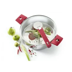 Couvercle De Cuisson*CRISTEL Couvercle en Verre bombé Platine Ø 22 cm