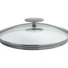 Couvercle De Cuisson*CRISTEL Couvercle en Verre bombé Platine Ø 32 cm