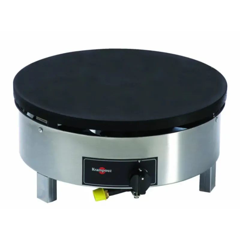 Matériel Snacking*KRAMPOUZ Crêpière à Gaz Professionnelle Ø40 cm