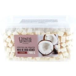 Fruits Secs*PATISDECOR Cubes Noix de Coco Séchées 700 g Patisdécor